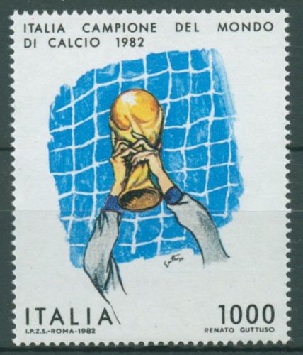 Italien 1982 Fußball-WM Spanien FIFA-Pokal 1810 postfrisch