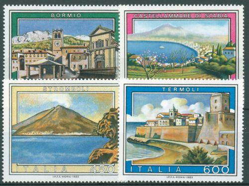 Italien 1985 Tourismus Vesuv Stromboli Termoli 1922/25 postfrisch