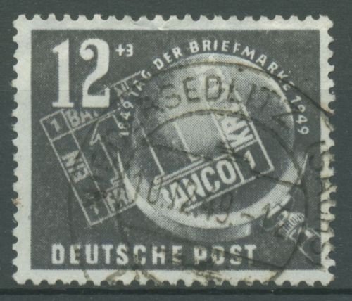 DDR 1949 Tag der Briefmarke 245 mit TOP-Stempel