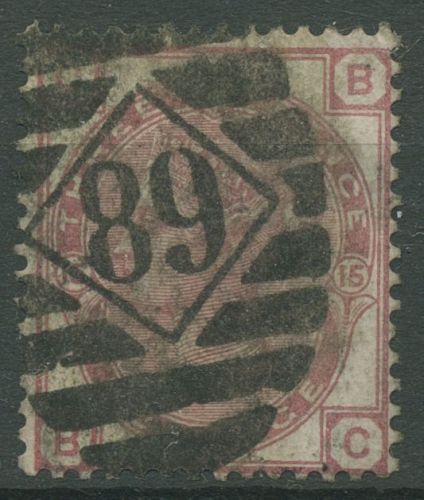 Großbritannien 1873 Königin Victoria 3 Pence, 41 Platte 15 gestempelt