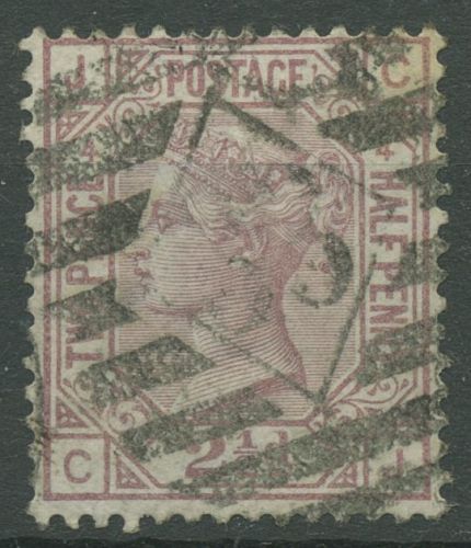 Großbritannien 1876 Königin Victoria 2 1/2 Pence, 47 Platte 4 gestempelt