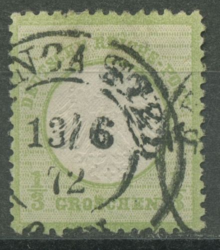 Deutsches Reich 1872 Adler mit kleinem Brustschild 2 a gestempelt