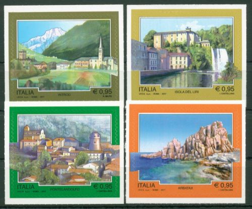 Italien 2017 Tourismus Sehenswürdigkeiten 3994/97 postfrisch