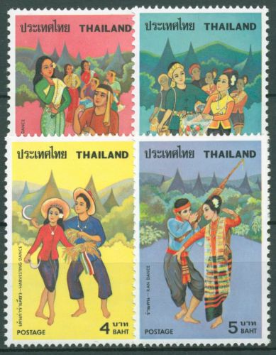 Thailand 1977 Volkstänze 845/48 postfrisch