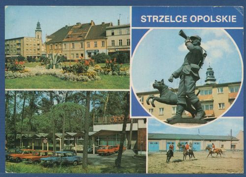 Strzelce Opolskie Groß-Strehlitz Altstadt Motel Lesny, ungebraucht (AK4736)