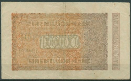 Dt. Reich 1 Million Mark 1923, DEU-105, gebraucht (K1851)