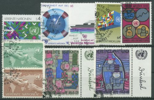 UNO Wien Jahrgang 1983 komplett gestempelt (G14485)