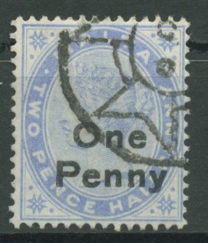 Malta 1902 Königin Viktoria 7 mit Aufdruck 16 gestempelt