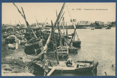 Suez Bootsbau Samboucks, ungebraucht (AK3059)