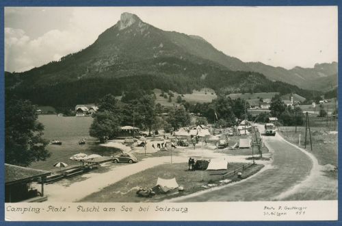 Campingplatz in Fuschl am See bei Salzburg, ungebraucht (AK767)