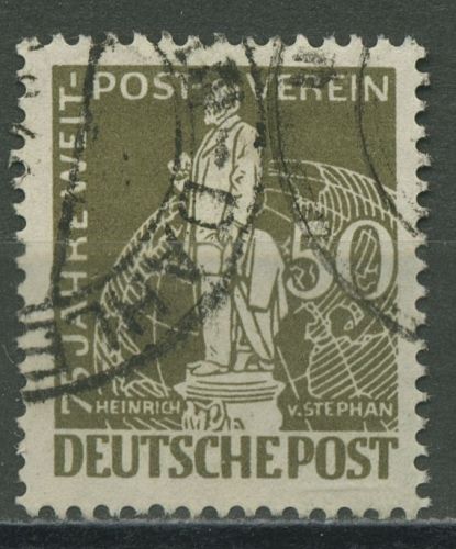 Berlin 1949 75 Jahre Weltpostverein UPU, Heinrich von Stephan 38 gestempelt