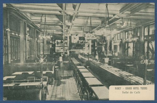 Nancy Grand Hotel Thiers Salle de Café, ungebraucht (AK4975)