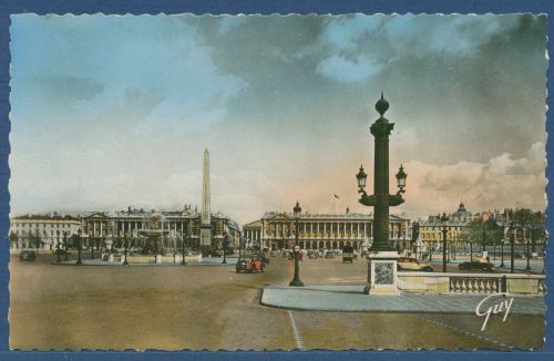 Paris Place de la Concorde, gelaufen 1943 als Feldpost (AK4977)