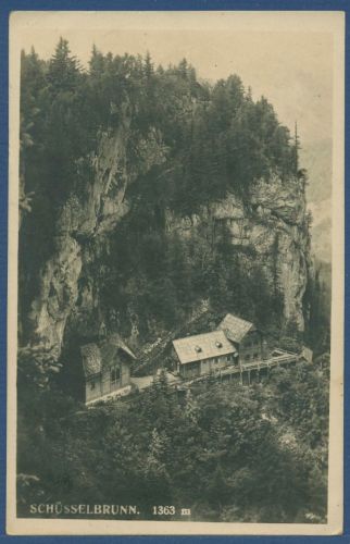 Schüsserlbrunn Marienheiligtum am Hochlantsch, gelaufen Marke fehlt (AK4970)