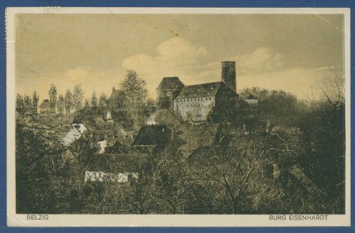 Belzig Burg Eisenhardt, gelaufen 1936 (AK5009)