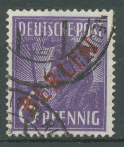Berlin 1949 Rotaufdruck 22 gestempelt