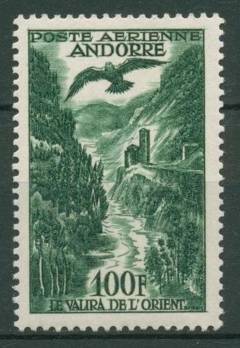 Andorra (frz.) 1955 Freimarke Landschaften Östliches Valiratal 158 postfrisch