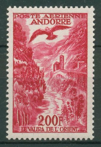 Andorra (frz.) 1955 Freimarke Landschaften Östliches Valiratal 159 postfrisch