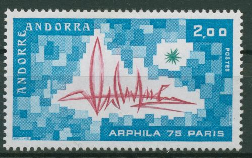 Andorra (frz.) 1975 Briefmarkenausstellung ARPHILA Paris 269 postfrisch
