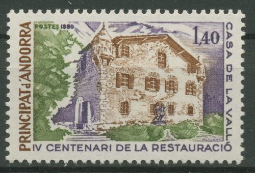 Andorra (frz.) 1980 Altes Rathaus 310 postfrisch