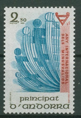 Andorra (frz.) 1981 Jahr der Behinderten 320 postfrisch