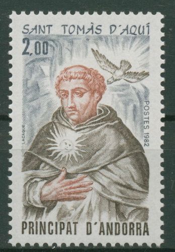 Andorra (frz.) 1982 Heiliger Thomas von Aquin 330 postfrisch
