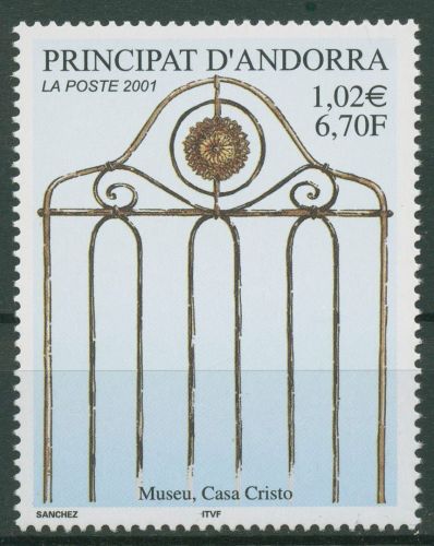 Andorra (frz.) 2001 Museum "Haus Christo" 563 postfrisch