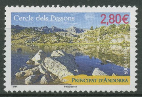 Andorra (frz.) 2009 Tourismus Bergregion Cercle dels Pessons 697 postfrisch