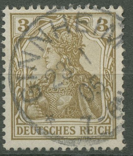 Deutsches Reich 1902 Germania ohne Wasserzeichen 69 a gestempelt geprüft
