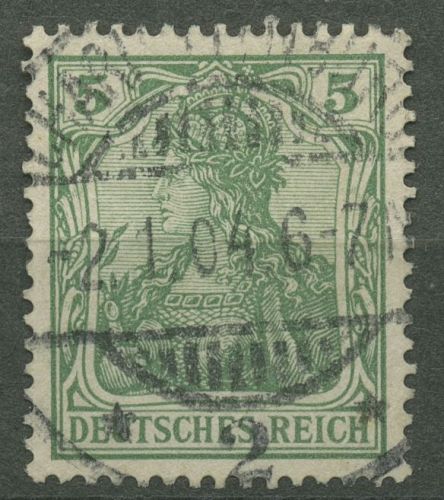 Deutsches Reich 1902 Germania ohne Wasserzeichen 70 b gestempelt geprüft