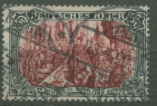 Dt. Reich 1902 Gedenkfeier ohne WZ, 81 Ab gestempelt geprüft, kl. Fehler