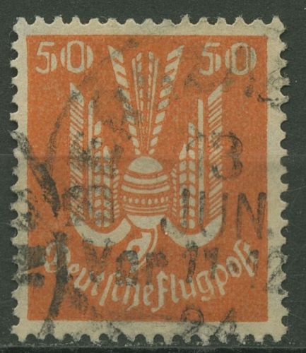 Deutsches Reich 1924 Flugpostmarke Holztaube 347 X gestempelt