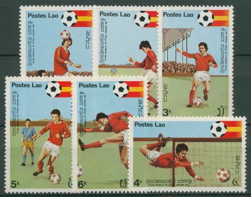 Laos 1981 Fussball-WM´82 Spanien 505/10 postfrisch