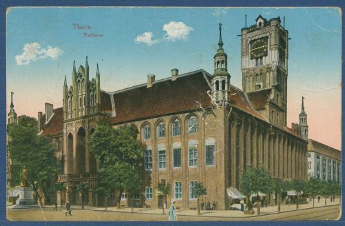 Thorn Rathaus, gelaufen 1916 Feldpost (AK5045)