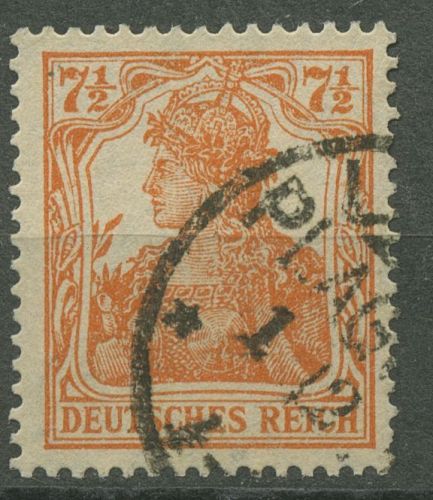 Deutsches Reich 1916/17 Germania 99 b gestempelt geprüft
