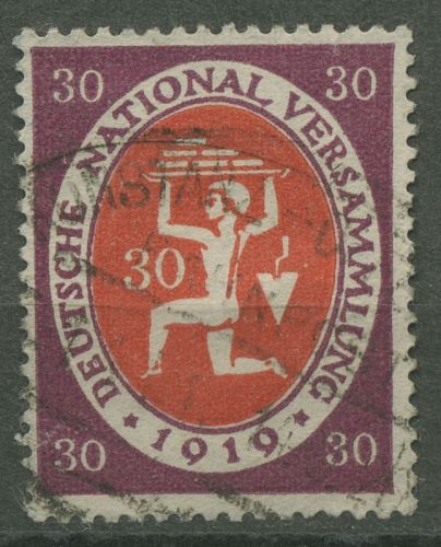 Dt. Reich 1919 Nationalversammlung 110 a gestempelt geprüft