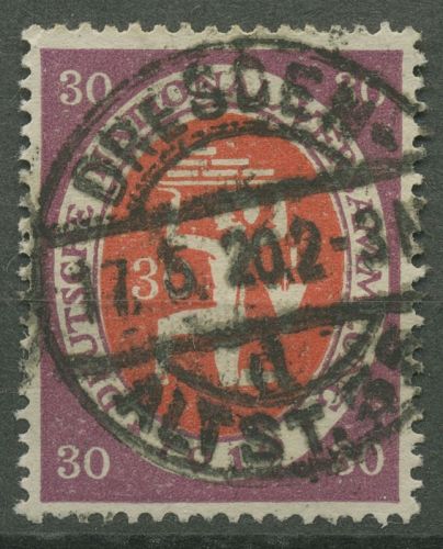 Deutsches Reich 1919 Nationalversammlung Weimar 110 c gestempelt geprüft