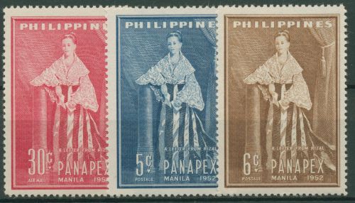 Philippinen 1952 PANAPEX Romanfigur 561/63 postfrisch