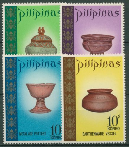 Philippinen 1972 Archäologische Funde Gefäße 1040/43 postfrisch
