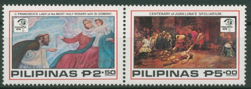 Philippinen 1984 ESPANA Gemälde 1579/80 ZD postfrisch