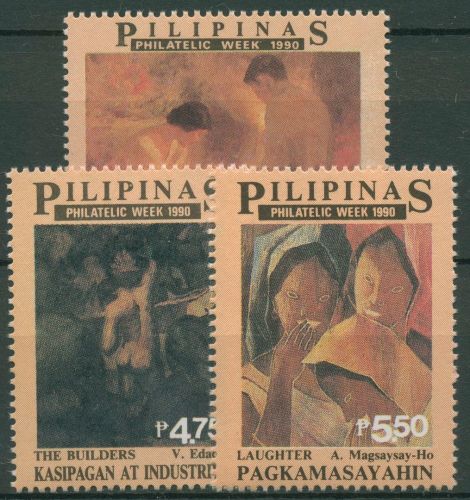 Philippinen 1990 Woche der Philatelie Gemälde 1995/97 postfrisch