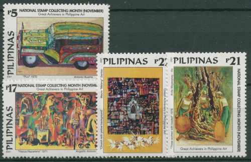 Philippinen 2001 Briefmarken sammeln Gemälde 3295/98 postfrisch