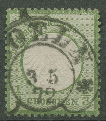 Dt. Reich 1872 Adler kl. Brustschild 2 a Hufeisenstempel HE 4-1N1 COELN geprüft