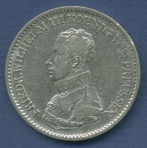 Preußen Taler 1819 A, Friedrich Wilhelm III. J 37 sehr schön + (m6772)
