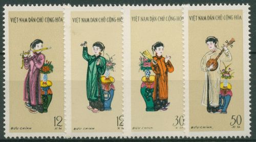 Vietnam-Nord 1961 Künstlerkongress 185/88 A ungebraucht ohne Gummierung