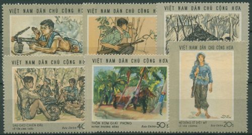 Vietnam 1969 Zeitgenössische Kunst Gemälde Heimat 575/80 ungebraucht o.G.