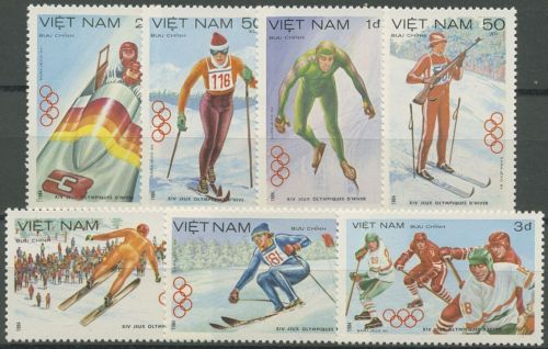 Vietnam 1984 Olympische Winterspiele Sarajevo Eishockey 1402/08 ungebraucht o.G.