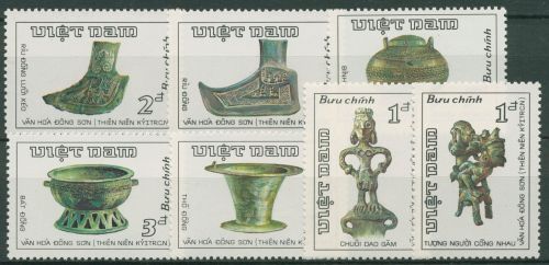 Vietnam 1986 Bronzezeit Gegenstände 1727/33 ungebraucht o.G.