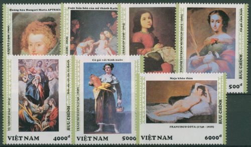 Vietnam 1992 EXPO Spanische Malerei Gemälde 2445/51 A postfrisch