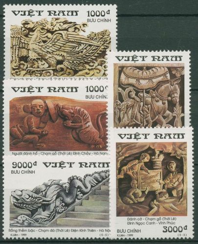 Vietnam 1999 Skulpturen 3004/08 ungebraucht o.G.